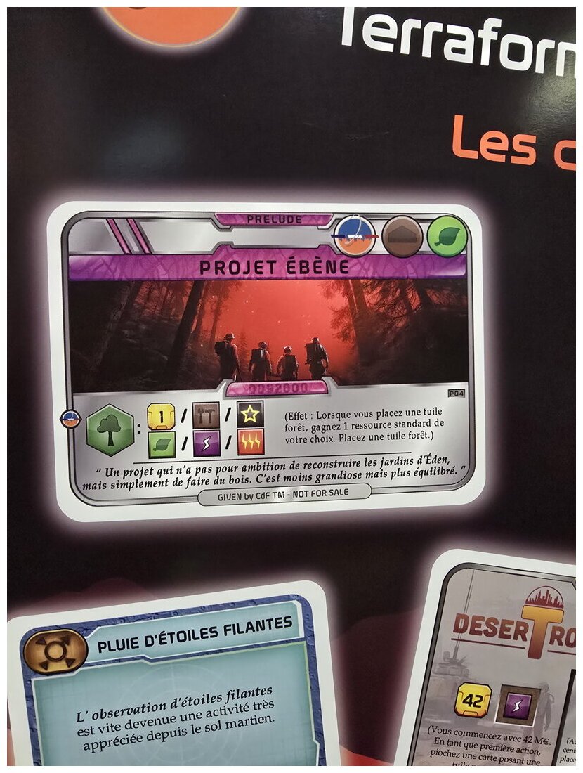 Terraforming Mars - Projet Ébène