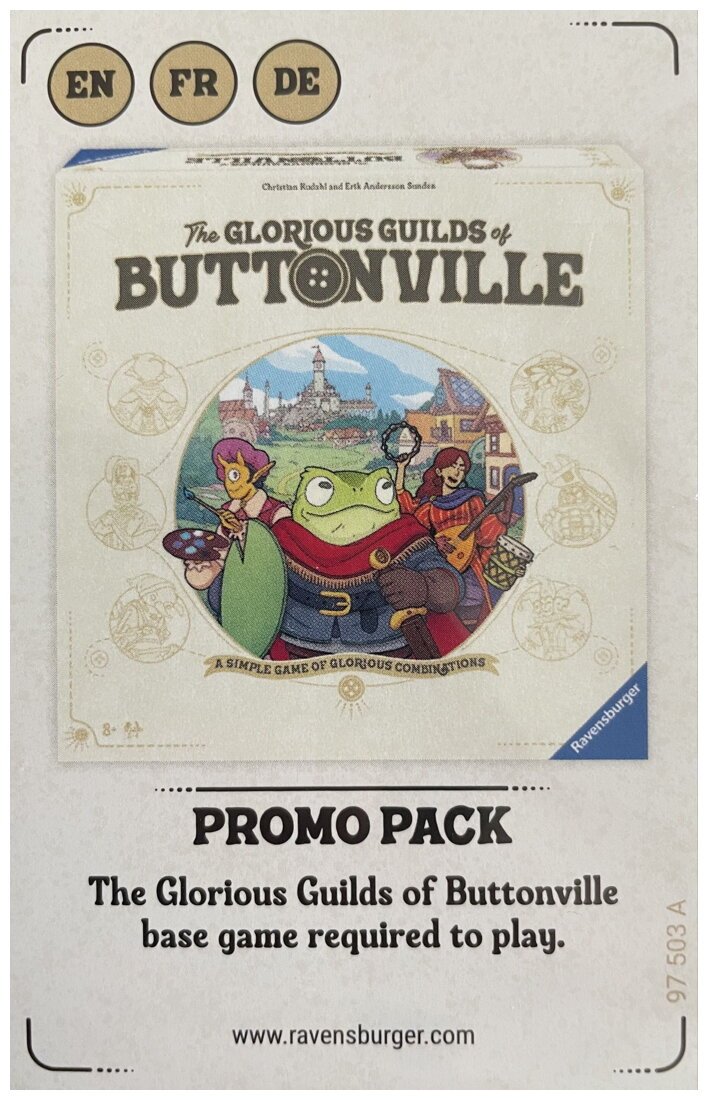 The Glorious Guilds of Buttonville - Promo Pack