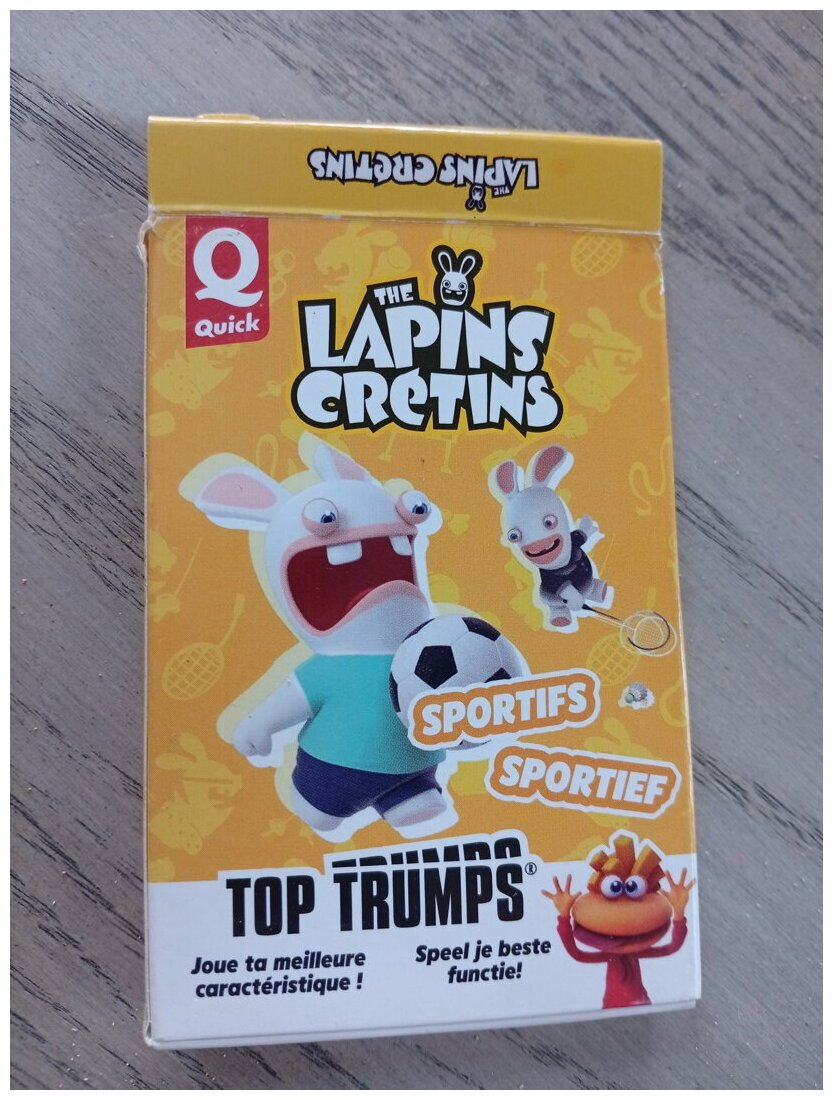 The Lapins Crétins Top Trumps Sportifs