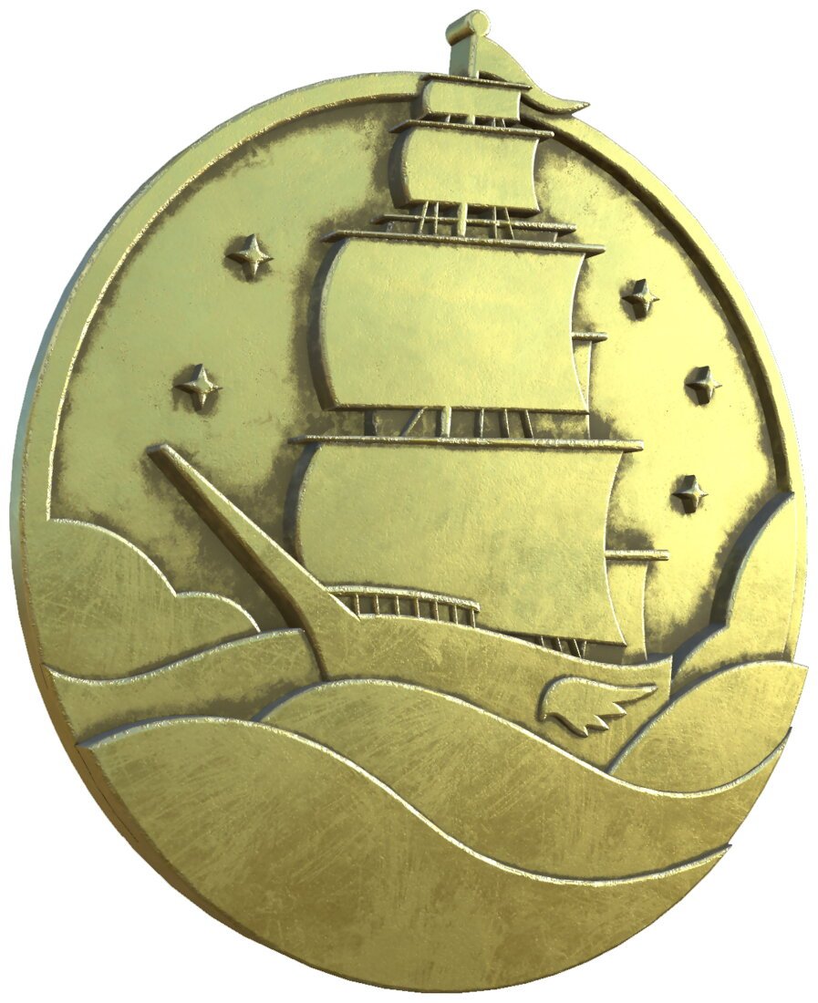 The Old King's Crown - Golden Ship Marker