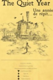 The Quiet year - Une année de répit
