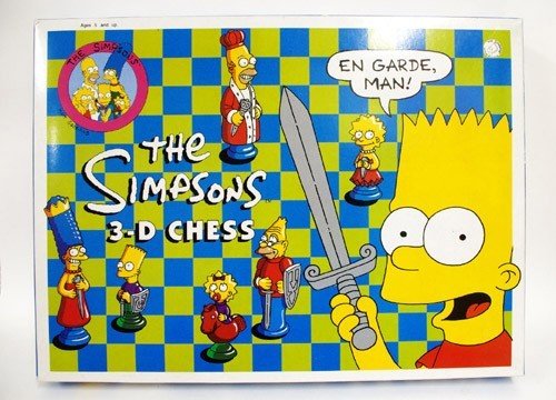 The Simpsons 3-d chess