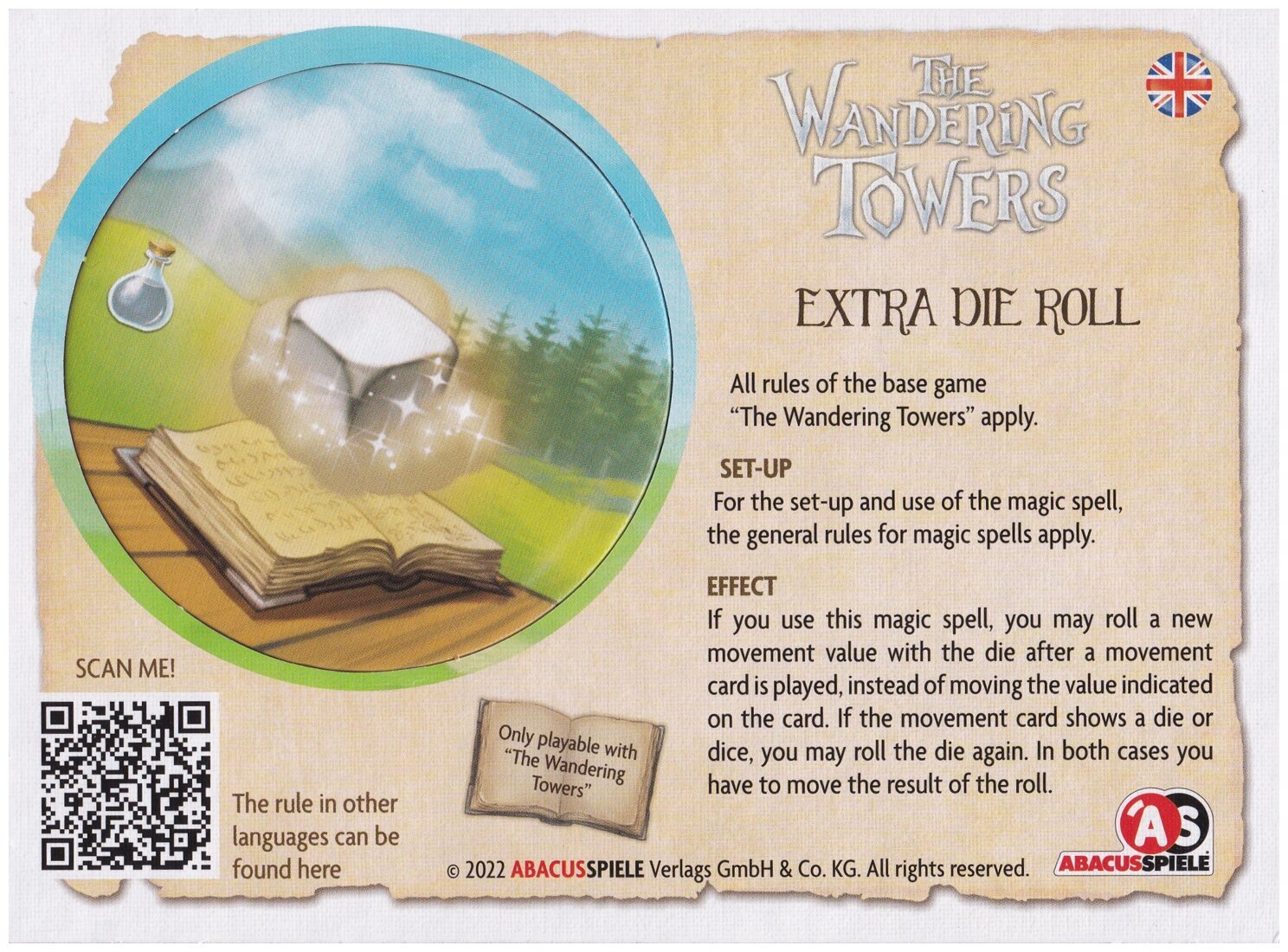 The Wandering Towers - Extra Die Roll Promo