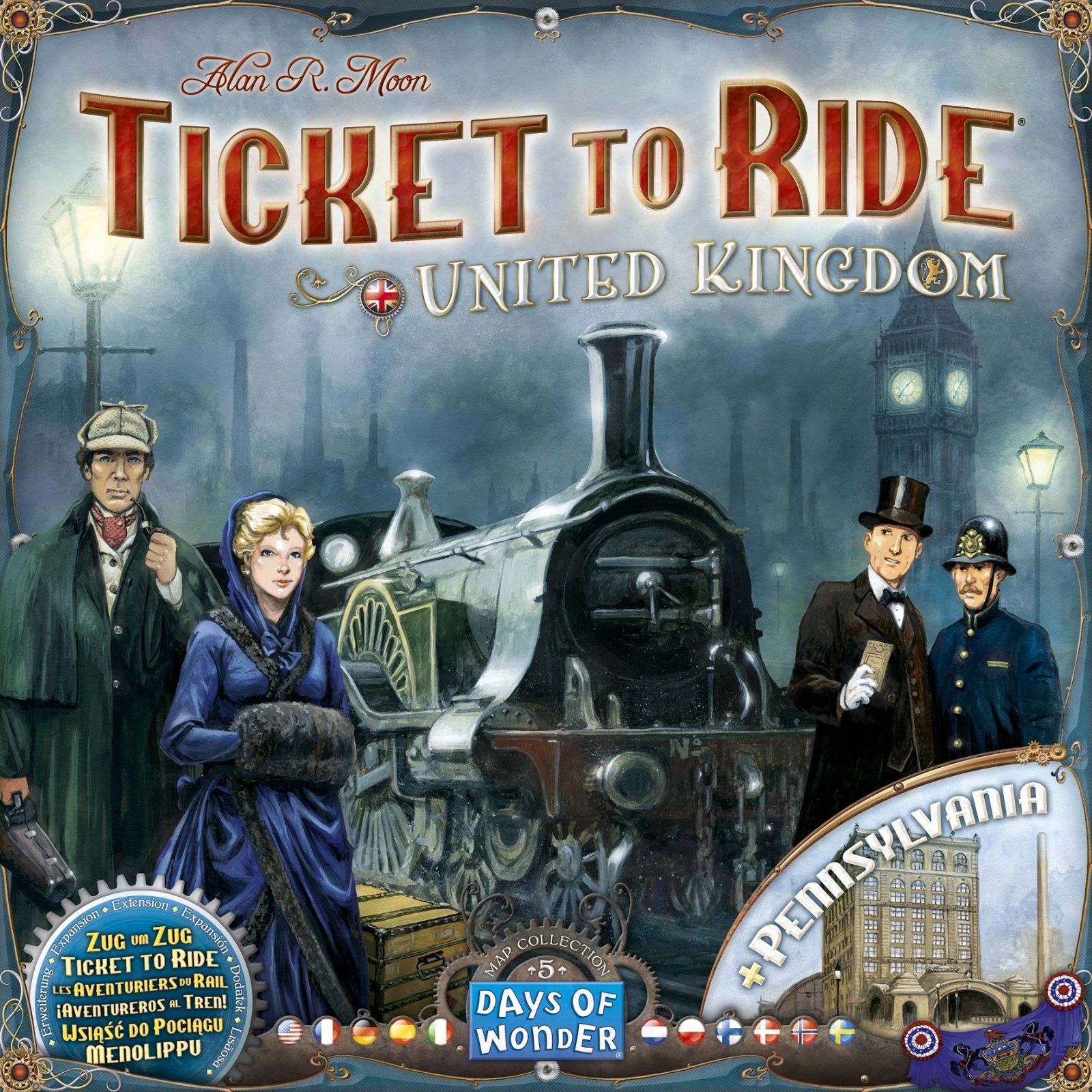 Les Aventuriers du Rail - Royaume Uni & Pennsylvanie
