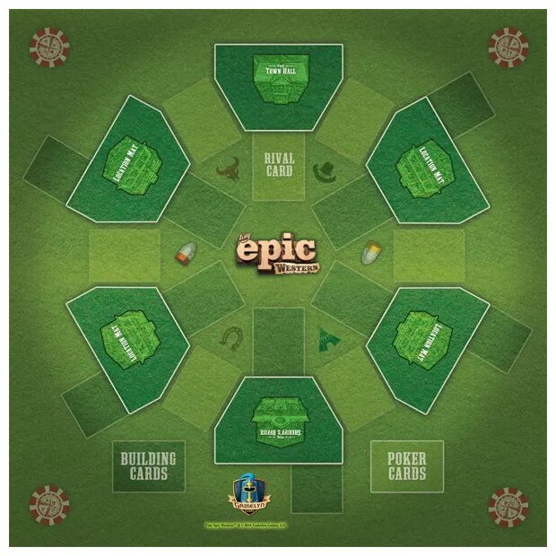 Tiny Epic Western - Playmat