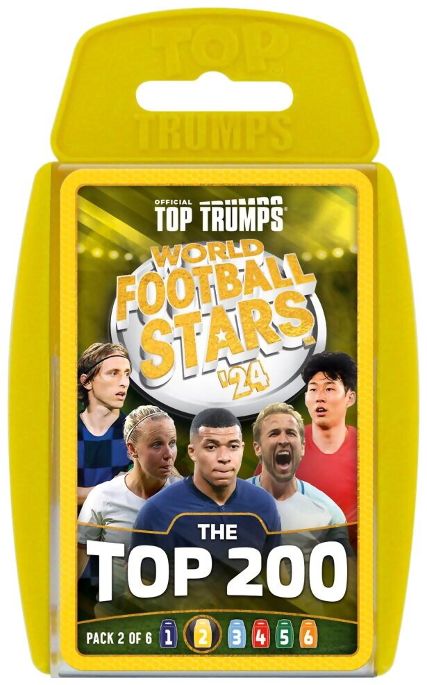 Top Trumps - World Football Stars'24 - The Top 200 - Pack 2 Of 6