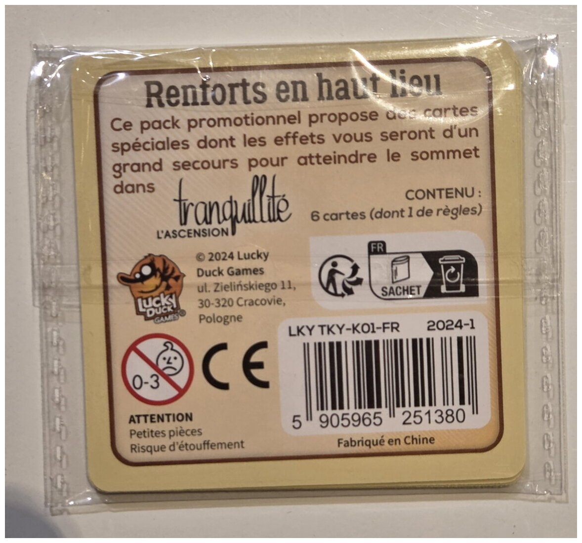 Tranquillité - L'Ascension - Renforts En Haut Lieu