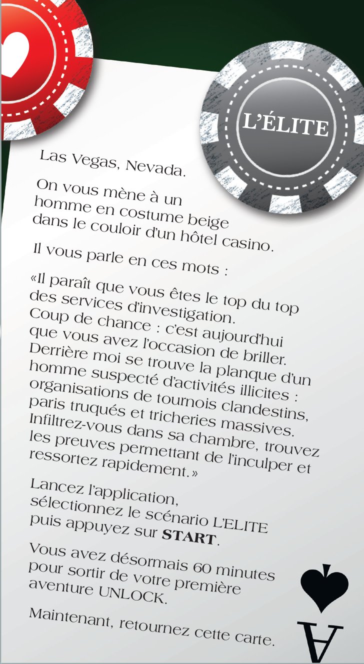 Unlock! Demo Adventures - L'Elite