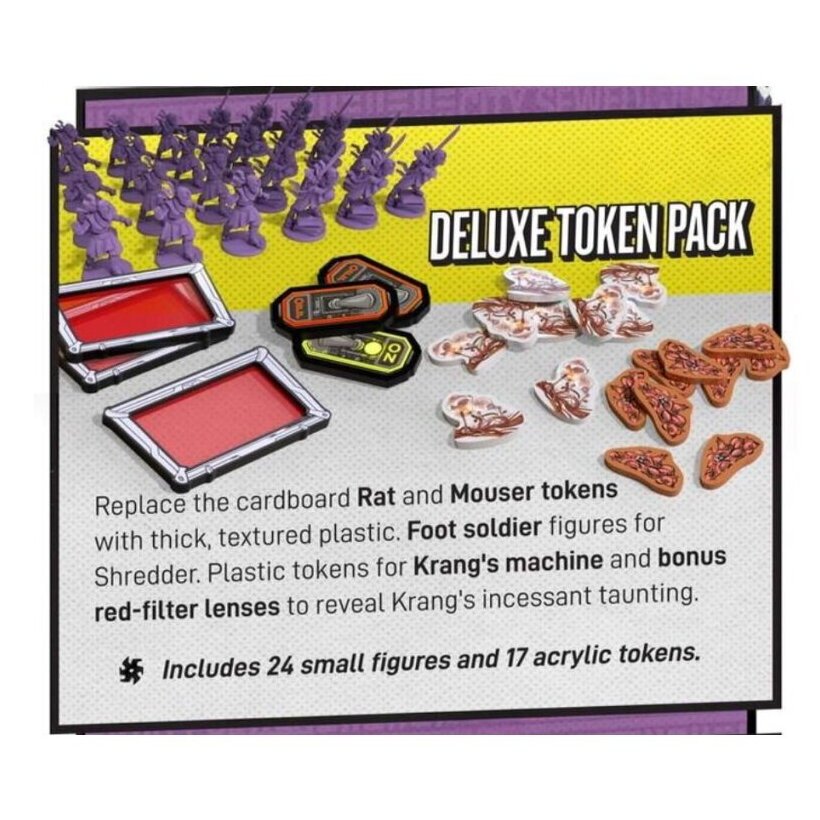 Unmatched Aventures - Teenage Mutant Ninja Turtles - Deluxe Token Pack