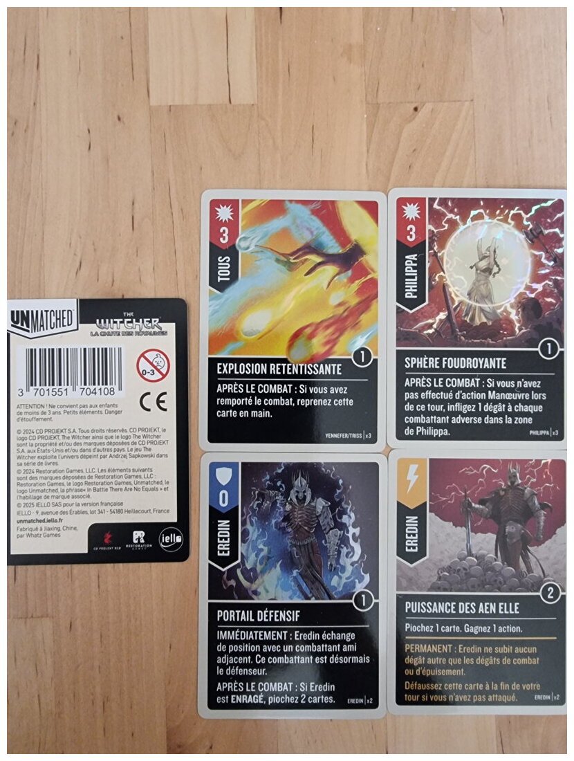 Unmatched The Witcher La Chute Des Royaumes - goodies