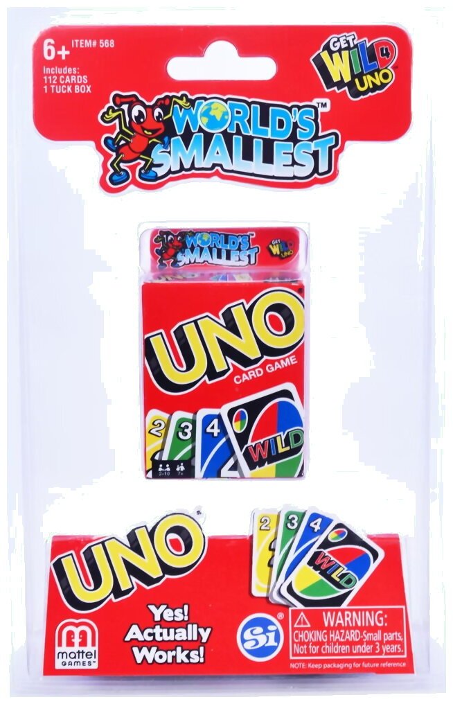 Uno World's Smallest
