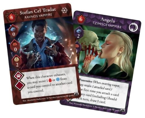 Vampire The Masquerade Rivals - Angela & Stefan
