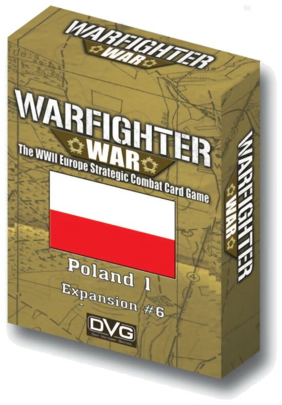 Warfighter War - Poland 1 - The WWII Europe Strategic Combat Card Game