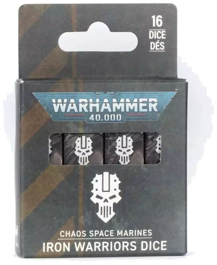 Warhammer 40k - Chaos Space Marines - Iron Warriors Dice