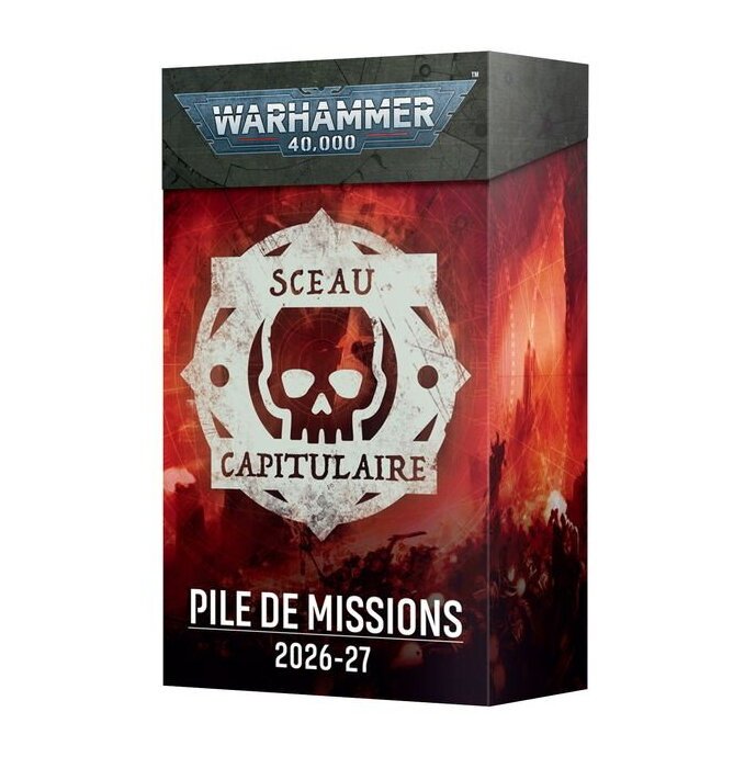 Warhammer 40k - Pile De Missions  2026-27 - Sceau Capitulaire