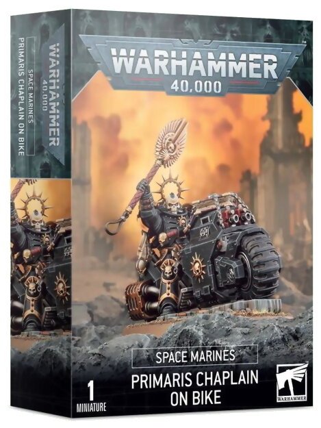 Warhammer 40k - Space Marine - Primaris Chaplain On Bike