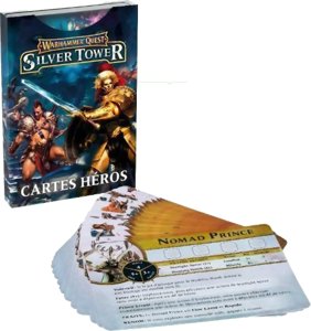 Warhammer Quest - Silver Tower - Cartes héros