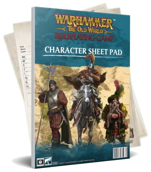 Warhammer - The Old World RPG - Character Sheet Pad