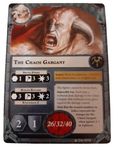 Warhammer Underworlds - White Dwarf Exclusive Chaos Gargant