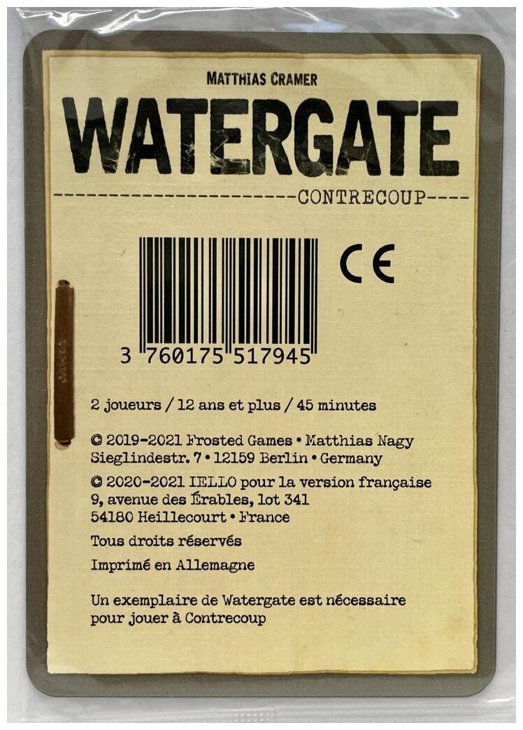 Watergate - Contrecoup