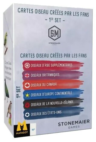 Wingspan - Cartes Oiseau Créées Par Les Fans - 1er Set