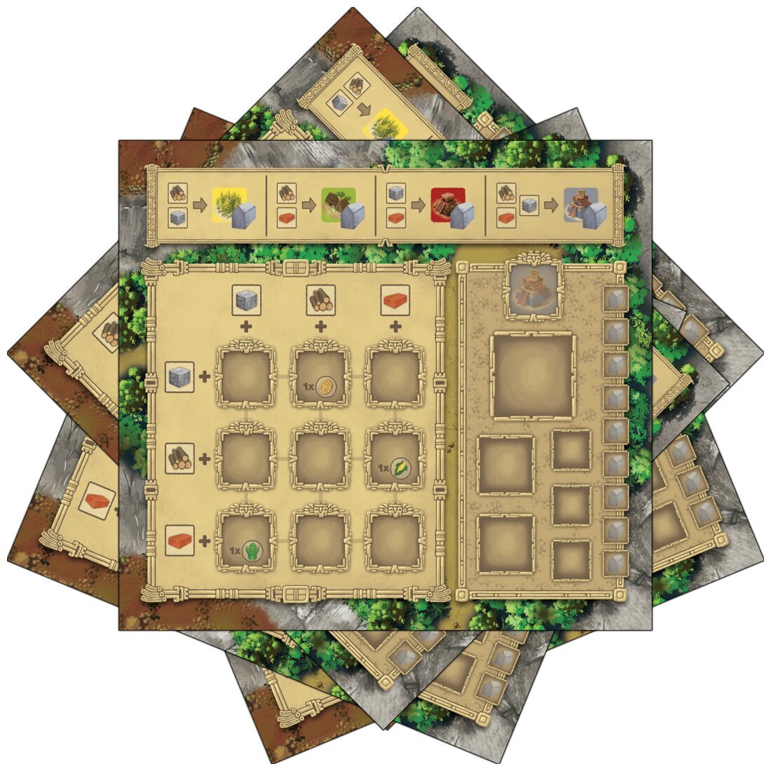 Zapotec - Asymmetrical Player Boards
