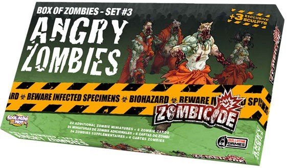 Zombicide - Box Of Zombies : Angry Zombies Set #3