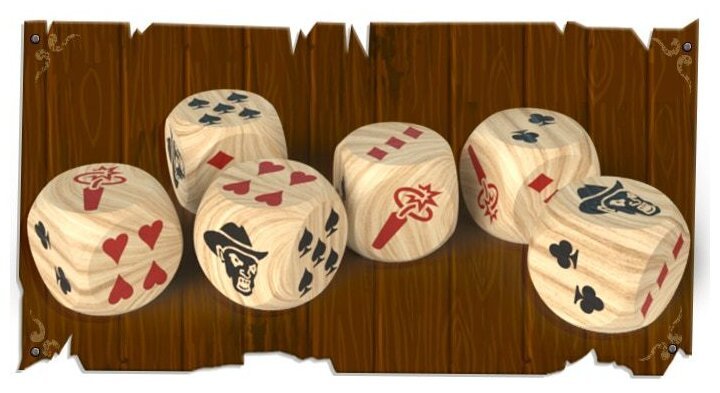 Zombicide - Undead or Alive – Wooden Dice Set