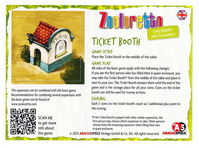 Zooloretto - Ticket Booth